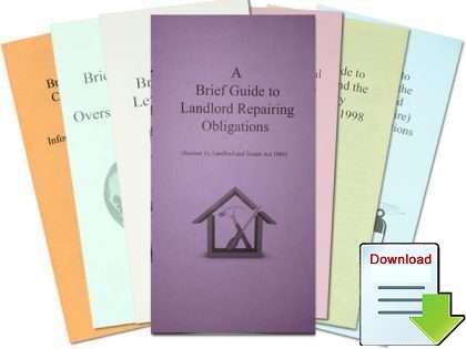 Full Set of Brief Guide Leaflets